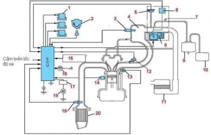 Mô hình hệ thống phun xăng điện tử EFI – Thiết bị đào tạo hiện đại trong công nghệ ô tô